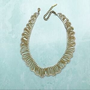 Saks Fifth Avenue Gold Holiday Choker Necklace